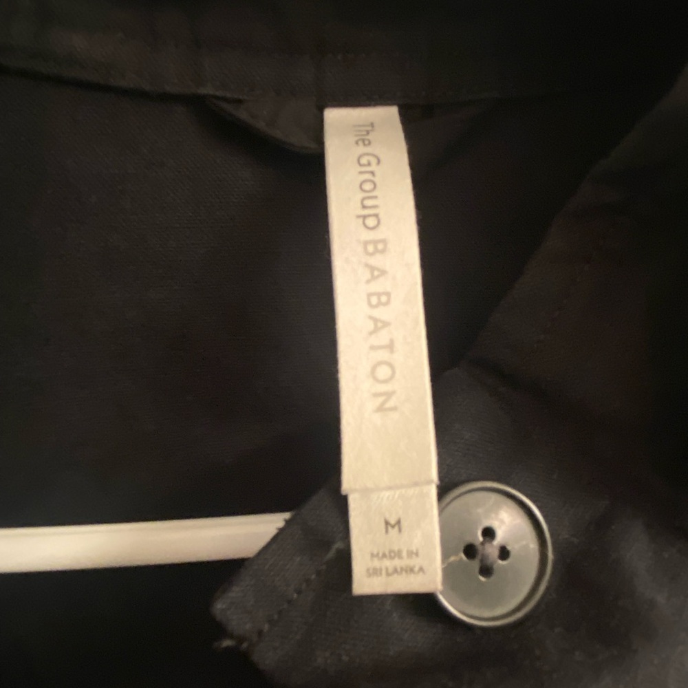 Aritzia The Group Babaton Military Inspired Nook Cotton Linen Jacket size M - Picture 9 of 10